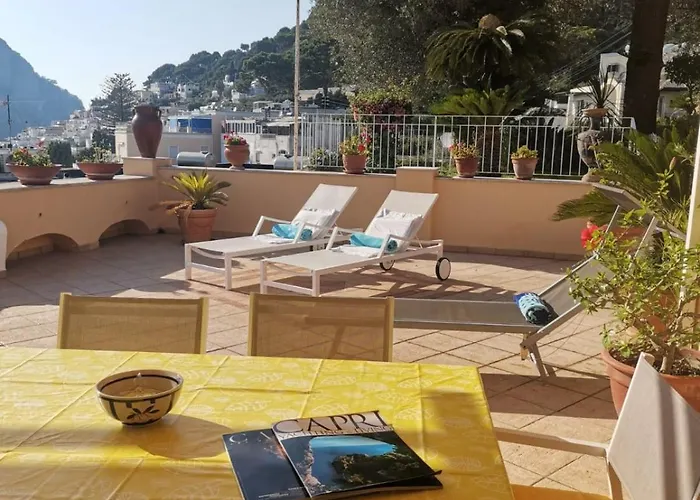 Private Sea View Con Terrazza E Giardino شقة كابري